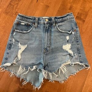 Abercrombie High Rise Mom Shorts